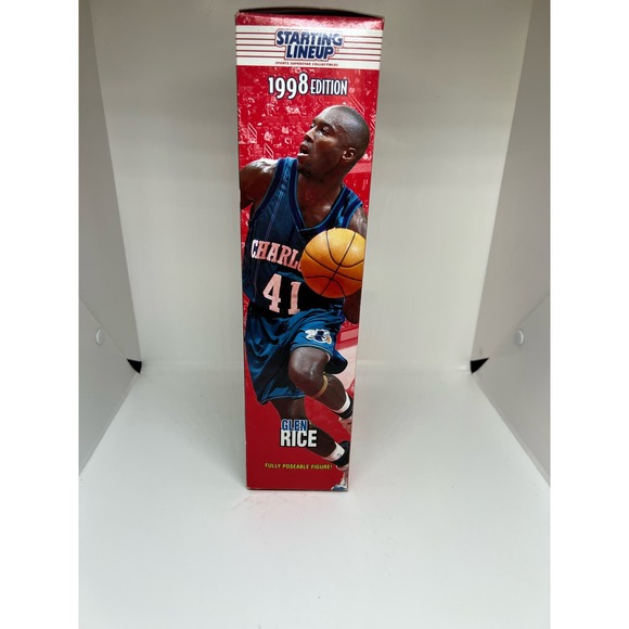 NEW Glen Rice 1998 edition starting lineup Figure - Picture 2 of 6